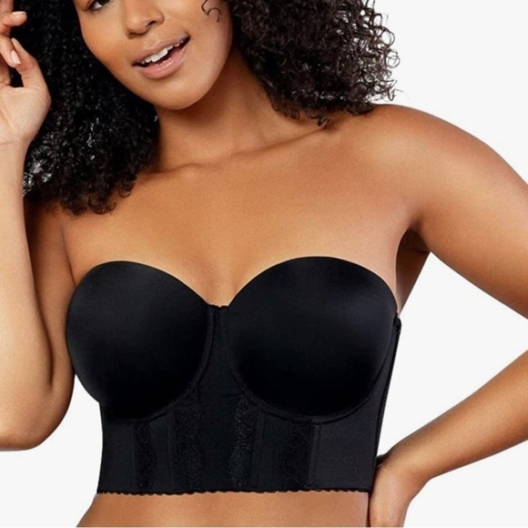 PARFAIT ELISSA BUSTIER BLACK SIZE 32FF - Picture 1 of 6